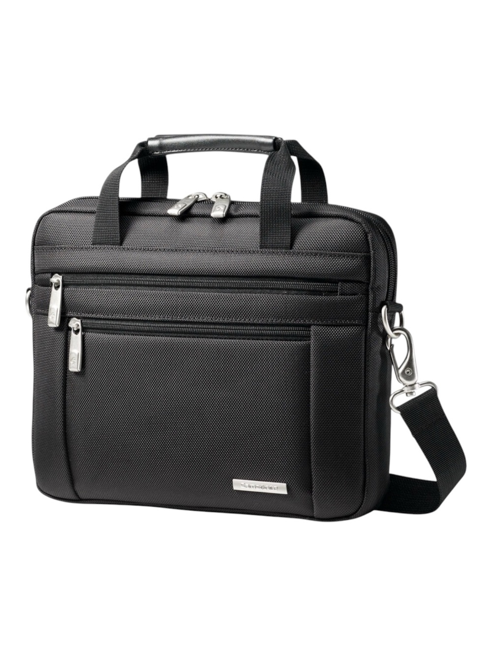 Samsonite Black Slim Laptop/Tablet Bag Lightweight & Functional Silver